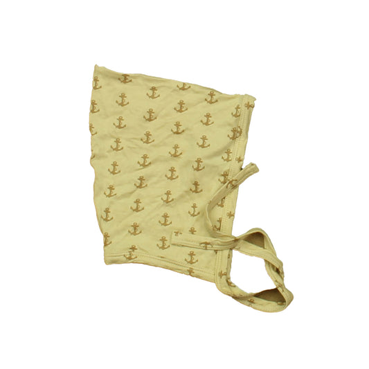 Kate Quinn Organics Unisex Beige Anchors Hat Size: 12-18 Months Beige Anchors