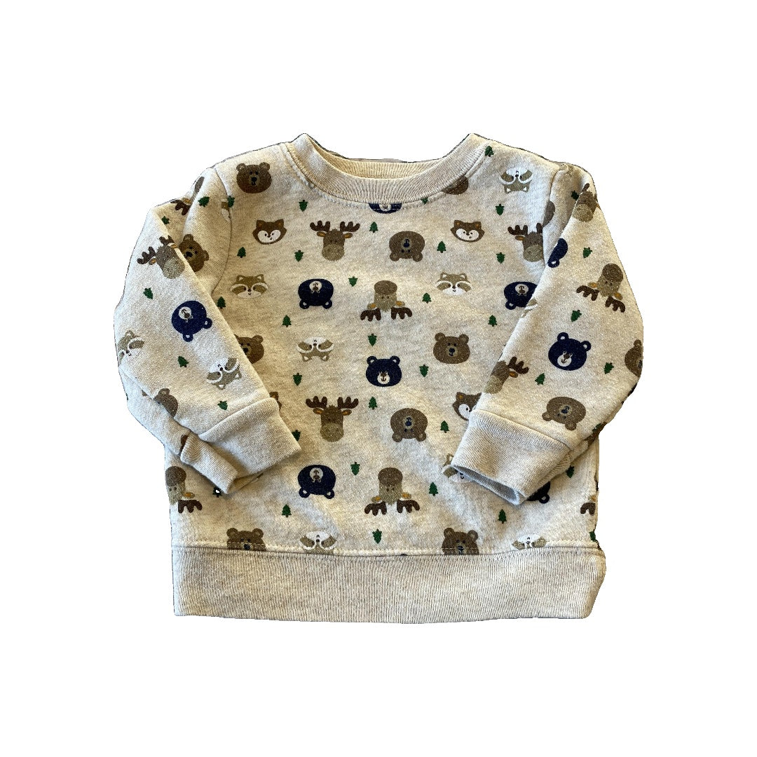 Garanimals Boys Beige | animals Sweater Size: 6-9 months Beige | animals
