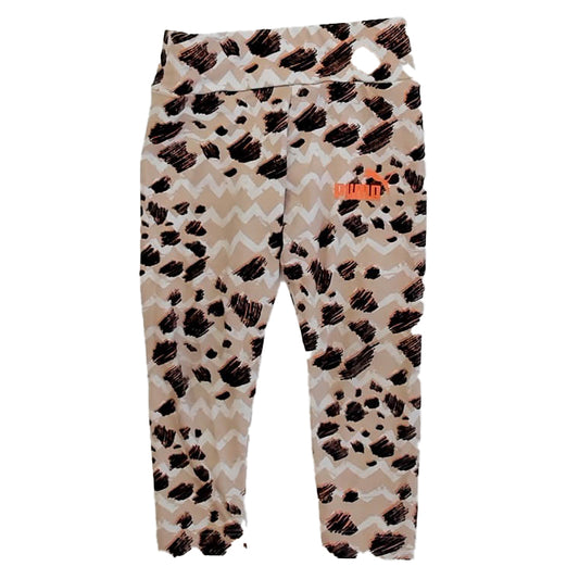 Puma Girls Beige | Black Athletic Pants Size: 2T Beige | Black