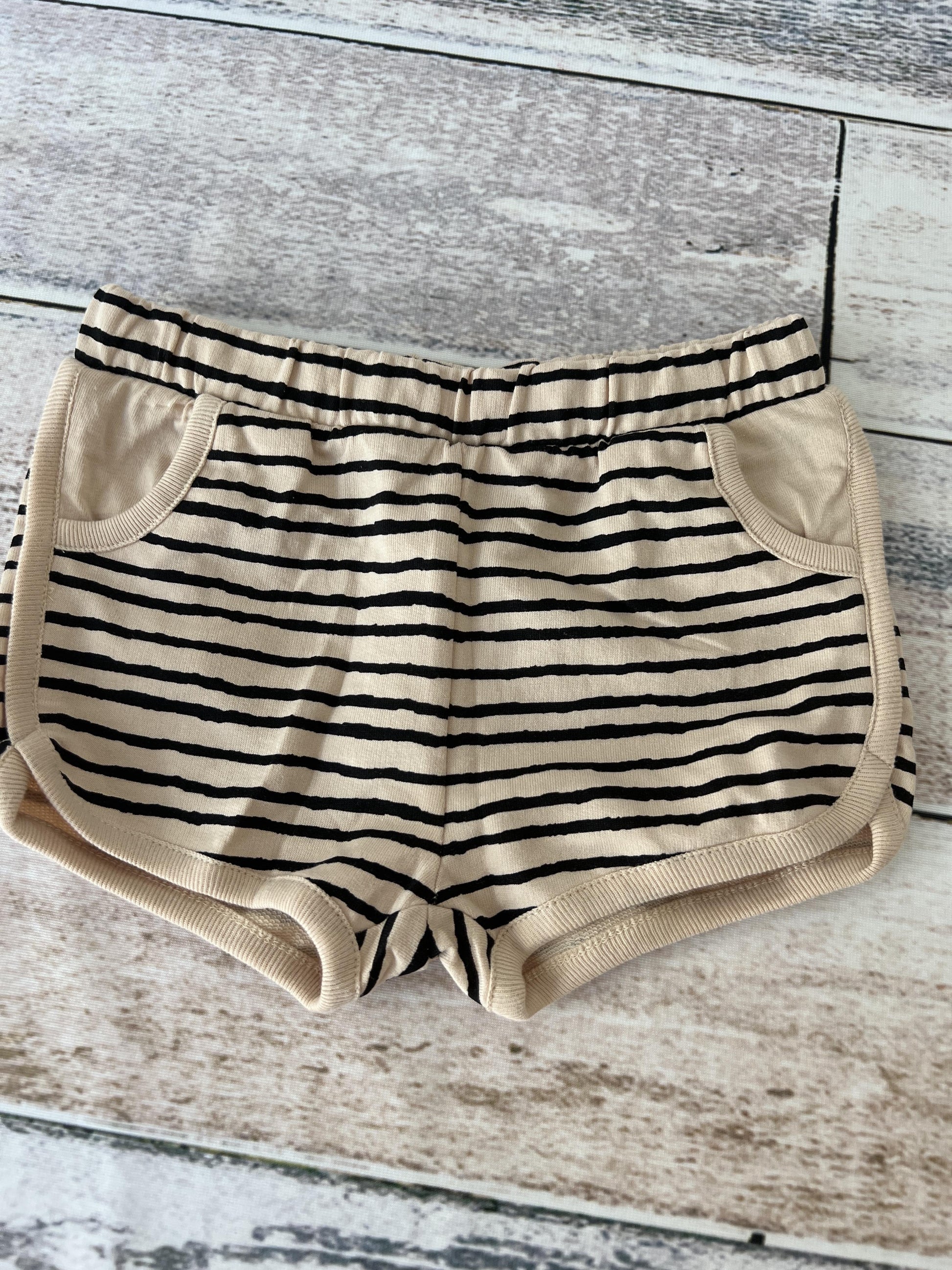 Open Edit Unisex Beige | Brown Shorts Size: 12 months Beige | Brown
