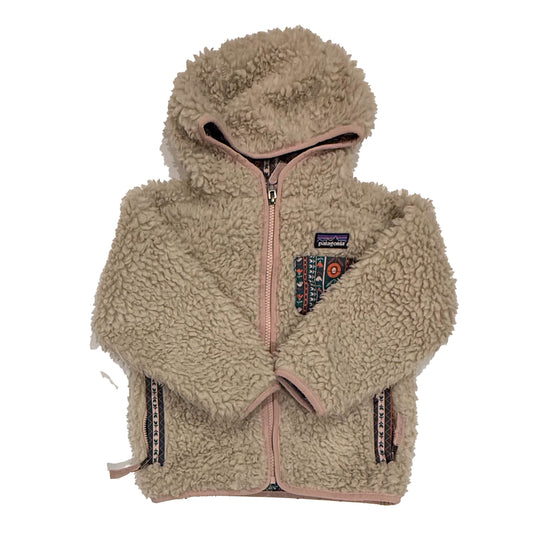 Patagonia Girls Beige | Green Jacket Size: 3T Beige | Green