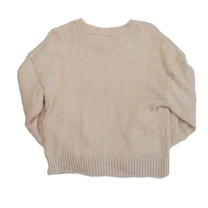 Tea Collection Girls Beige Ice Cream Sweater Size: 4-5T Beige Ice Cream