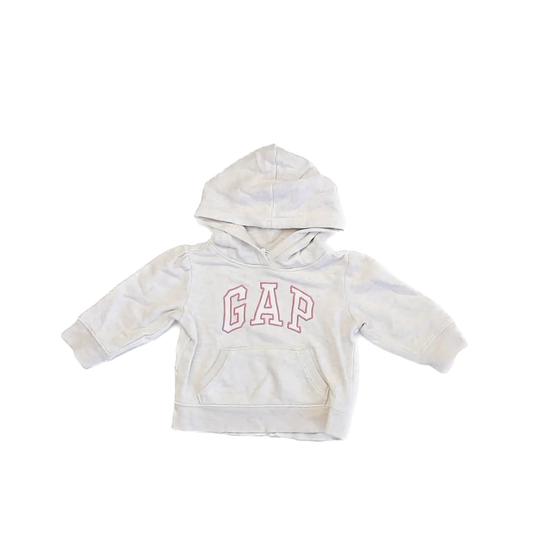 Gap Girls Beige | Pink Hoodie Size: 12-18 Months Beige | Pink