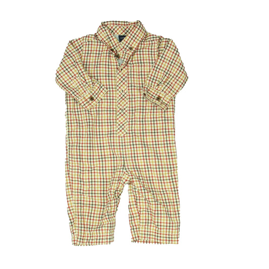 Gap Boys Beige | Red | Black Long Sleeve Outfit Size: 6-12 Months Beige | Red | Black