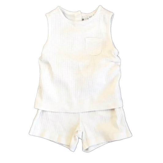 Janie and Jack Girls Beige | White Apparel Sets Size: 18-24 Months Beige | White