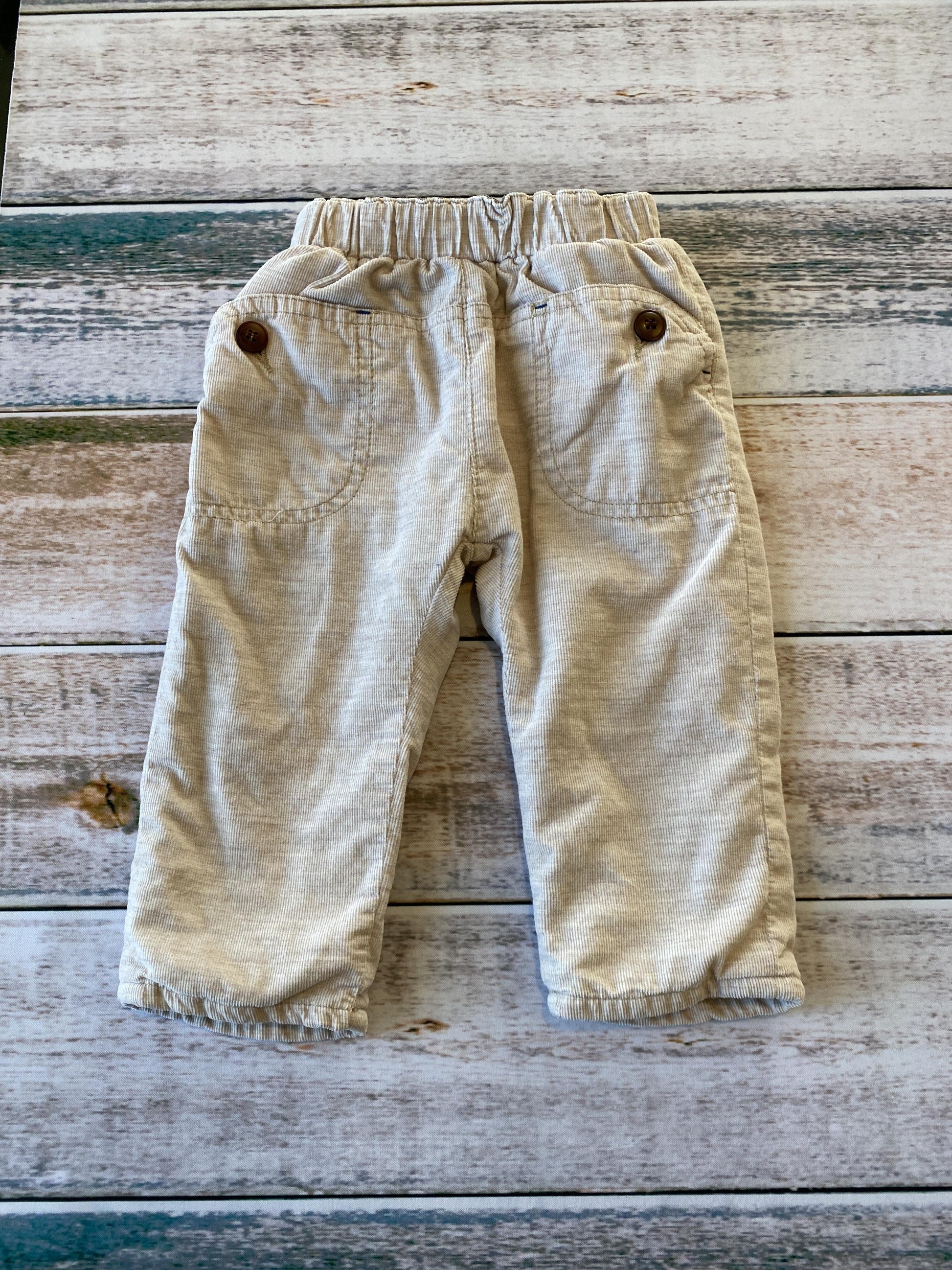Zara Boys Beige Pants Size: 9-12 Months Beige