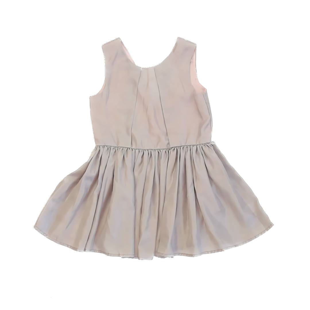 Catherine Malandrino Girls Beige Dress Size: 6 Years Beige