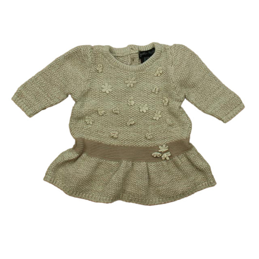 Cynthia Rowley Girls Beige Sweater Dress Size: 3-6 Months