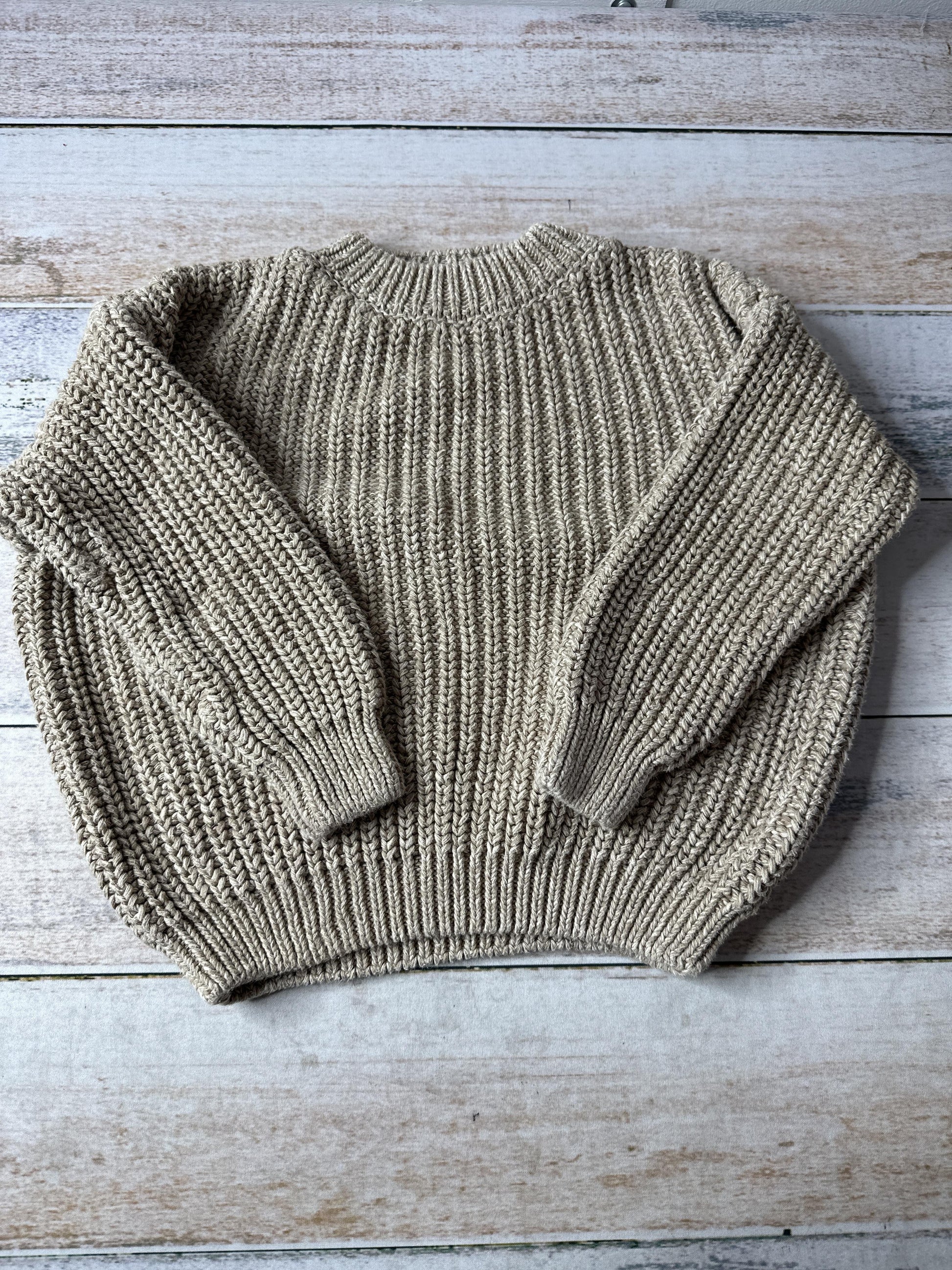 Goumi Boys Beige Sweater Size: 2-3 Years Beige