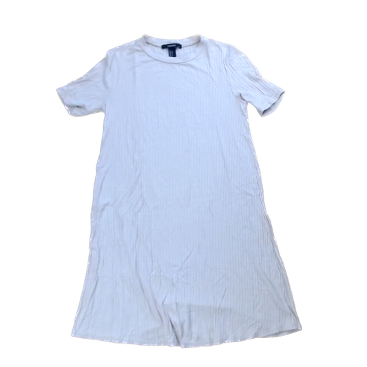 Forever 21 Girls Beige Dress Size: 12 Years Beige