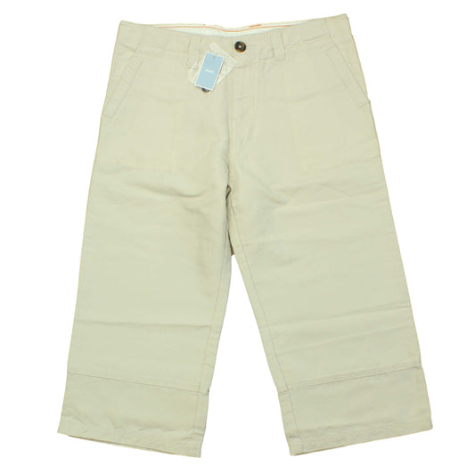 Jacadi Girls Beige Capri Pants Size: 12 Years