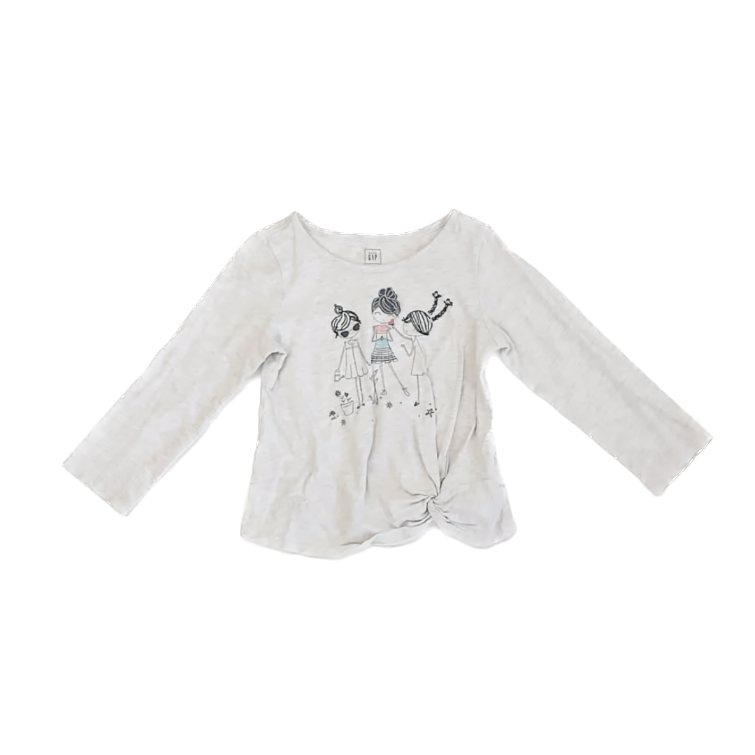 Gap Girls Beige Long Sleeve T-Shirt Size: 3T Beige