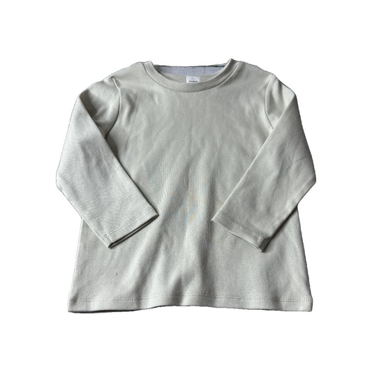 Colored Organics Unisex Beige Long Sleeve Shirt Size: 18-24 months Beige