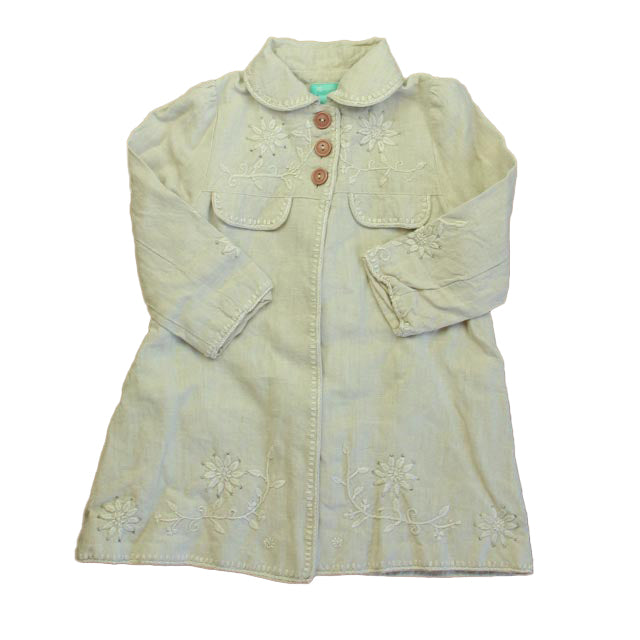 Monsoon Girls Beige Jacket Size: 3-4T Beige