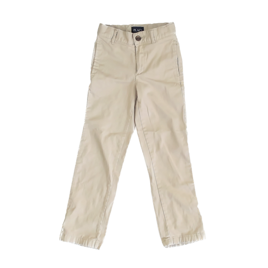 Children's Place Boys Beige Pants Size: 7 Beige