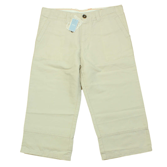 Jacadi Girls Beige Capri Pants Size: 12 Years Beige