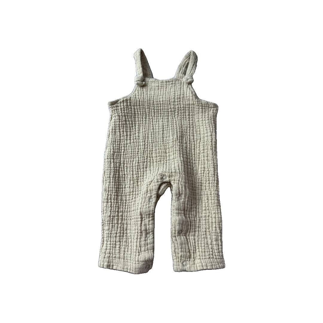 Chick Pea Unisex Beige Overalls Size: 6-9 months Beige