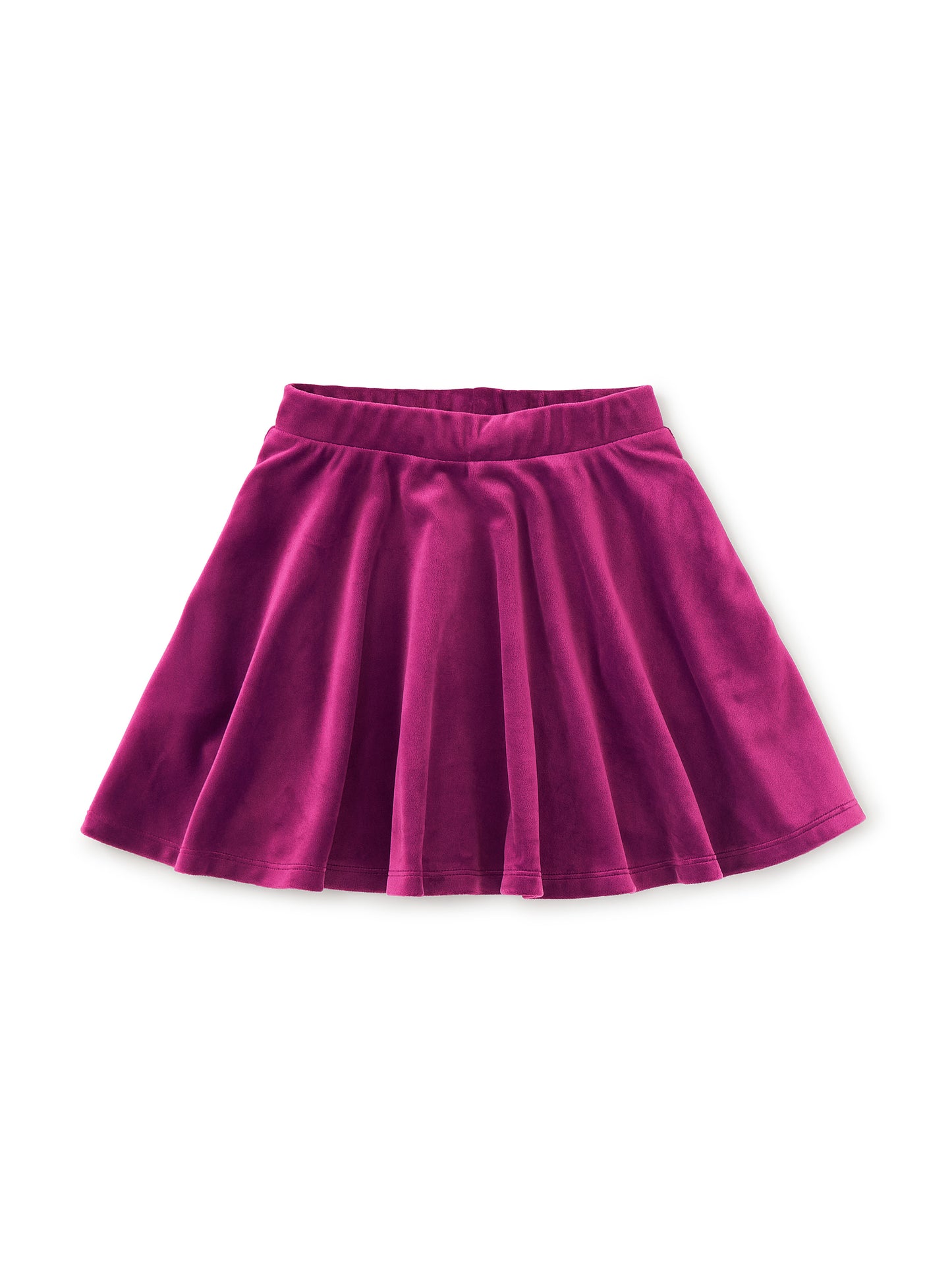 Tea Collection Girls Berry Velour Skirt Size: 5T Berry Velour