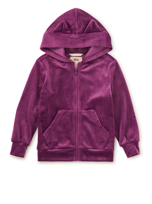 Tea Collection Girls Berry Hoodie Size: 5T Berry