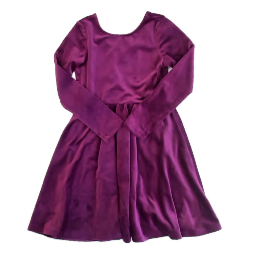 Tea Collection Girls Berry Dress Size: 8 Years Berry