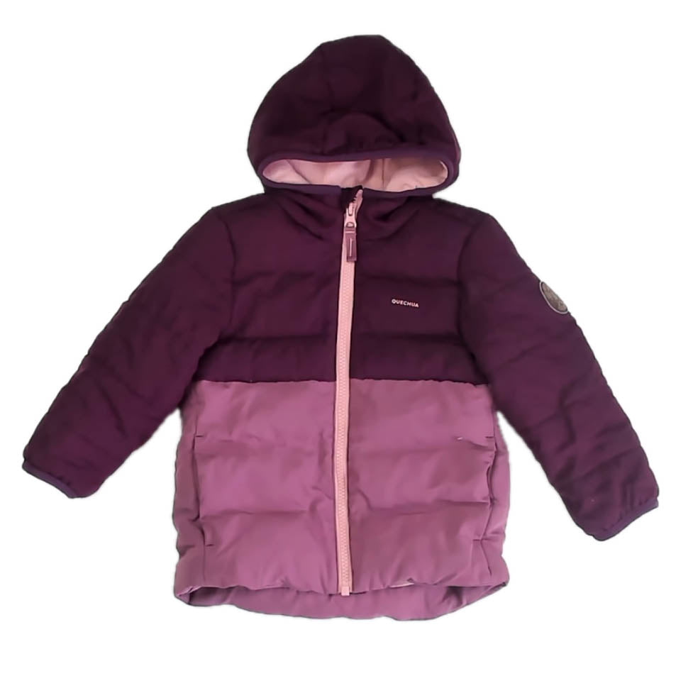 Quechua Girls Berry Jacket Size: 2-3T Berry