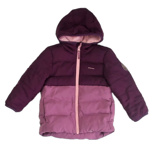 Quechua Girls Berry Jacket Size: 2-3T Berry