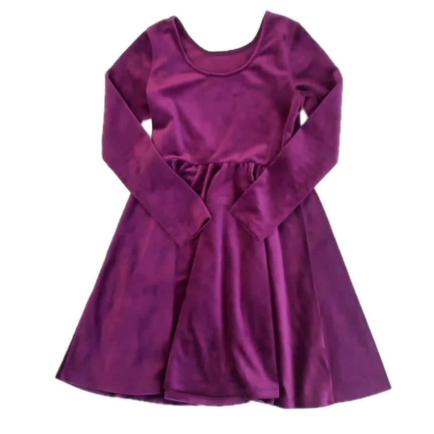 Tea Collection Girls Berry Dress Size: 8 Years Berry