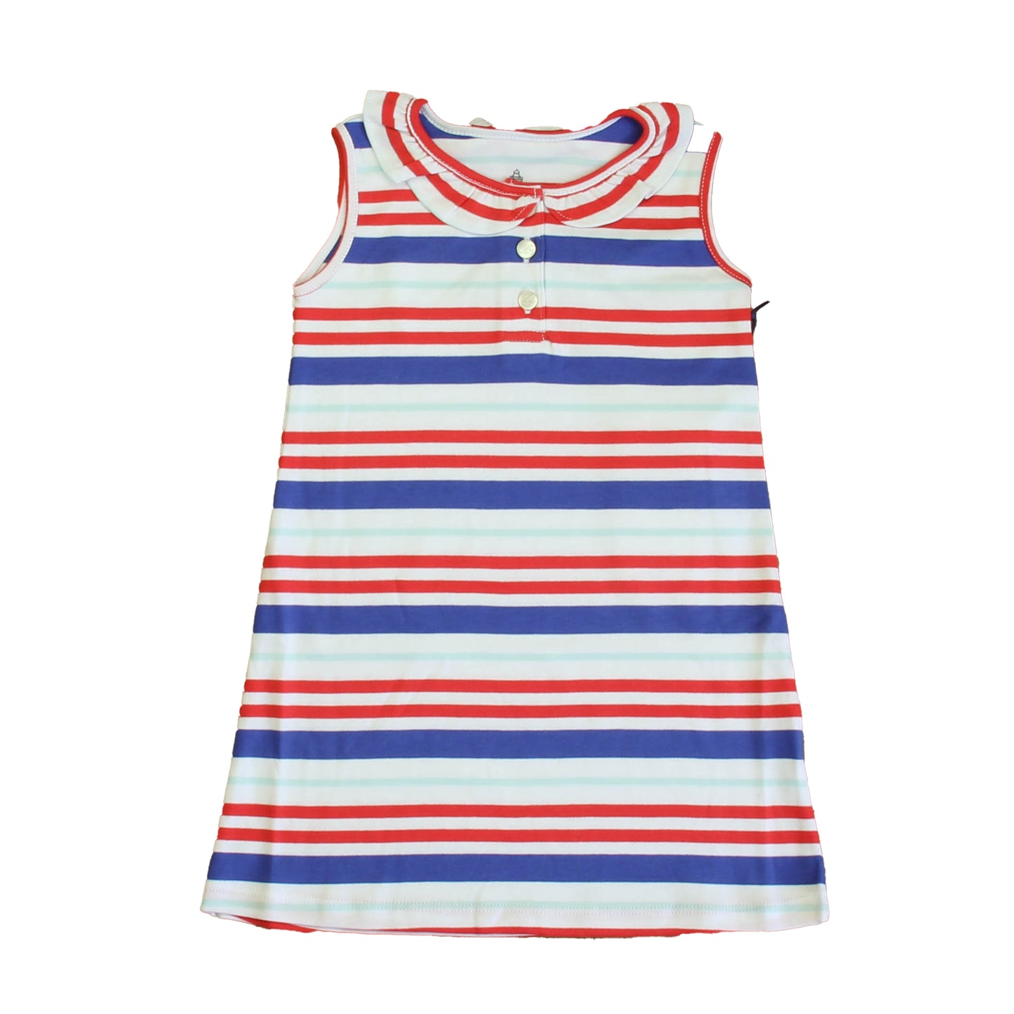 Classic Prep Girls Bittersweet Multistripe Dress Size: 2-5T