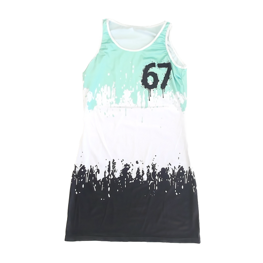Unknown Girls Black '67' Dress Size: Adult S* Black '67'