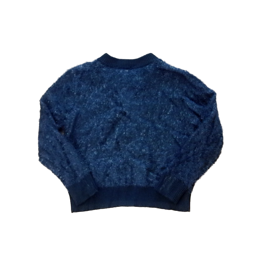 Rockets Of Awesome Girls Black and Silver Sweater Size: 6 - 7 Years Black and Silver