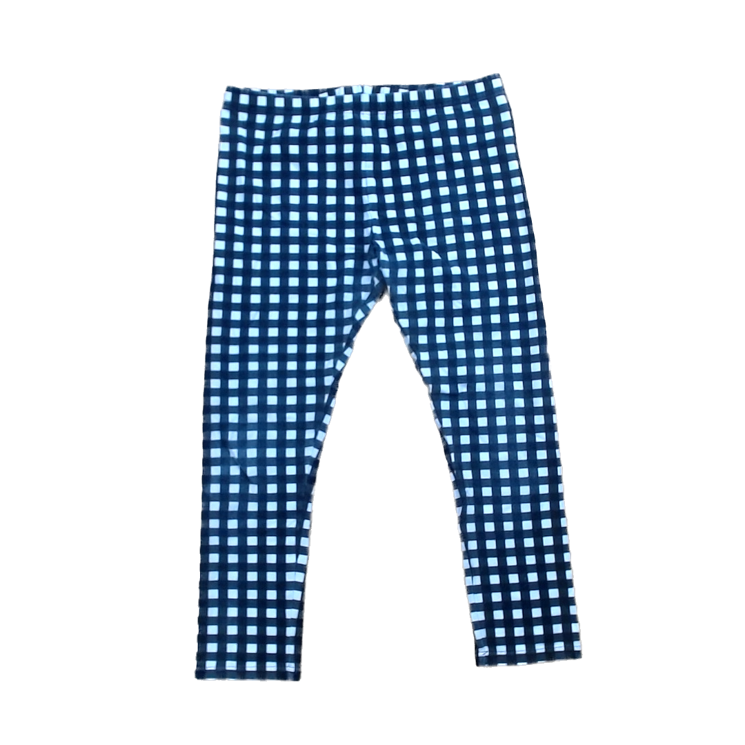 Rockets Of Awesome Girls Black and White Plaid Pants Size: 14 Years Black and White Plaid