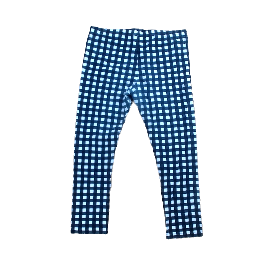 Rockets Of Awesome Girls Black and White Plaid Pants Size: 14 Years Black and White Plaid