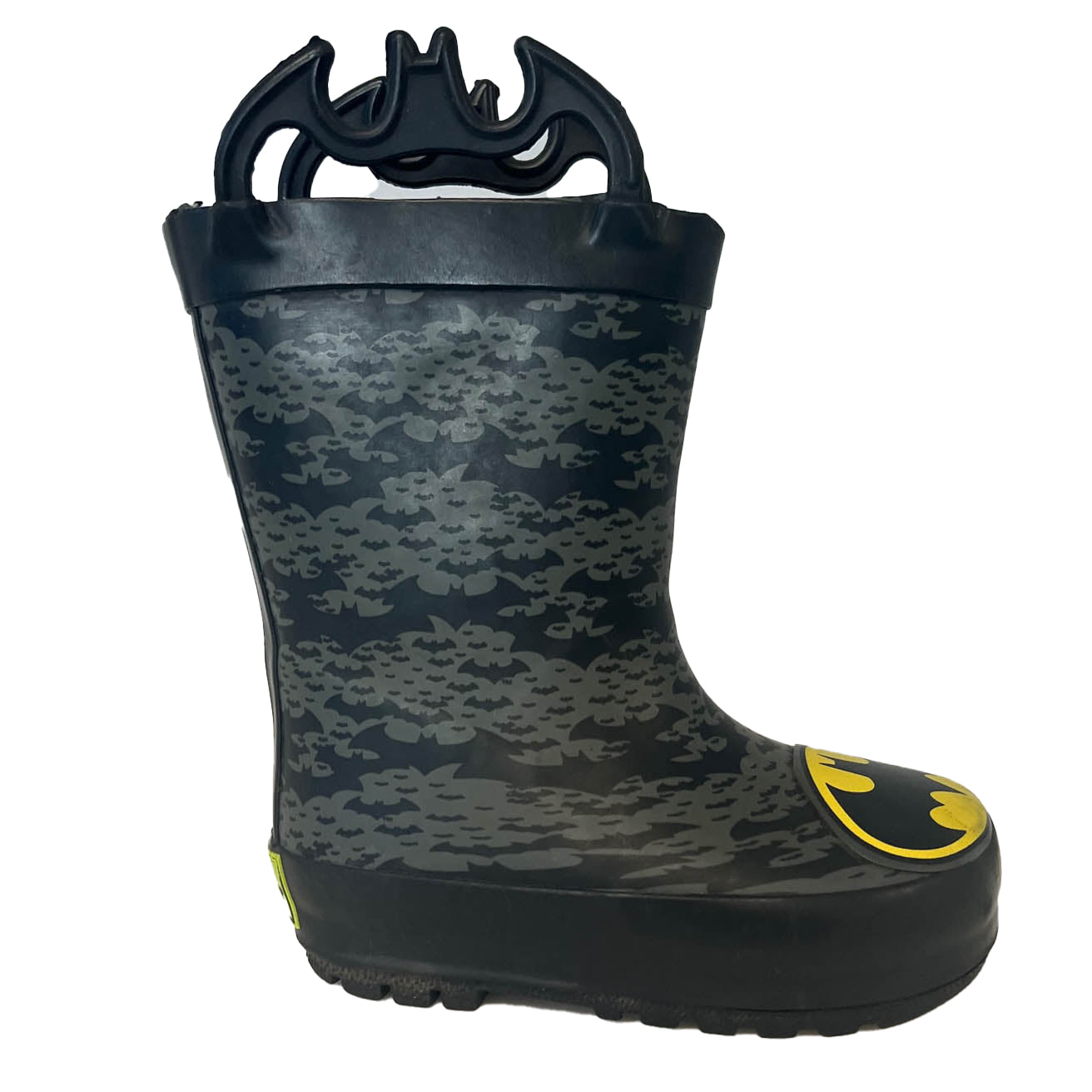 Western Chief Boys Black Batman Rain Boots Size: 5 Toddler