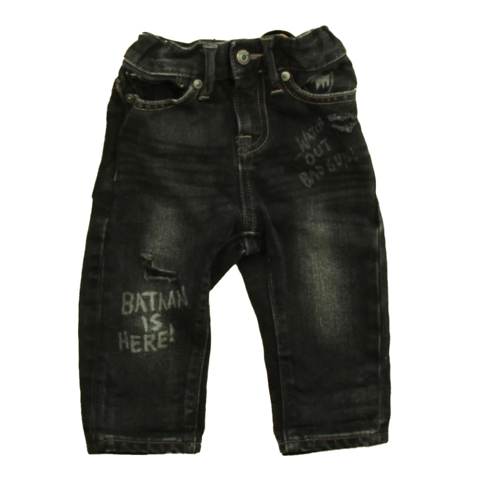 Gap Boys Black Batman Jeans Size: 12-18 Months Black Batman
