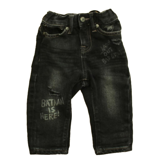 Gap Boys Black Batman Jeans Size: 12-18 Months Black Batman
