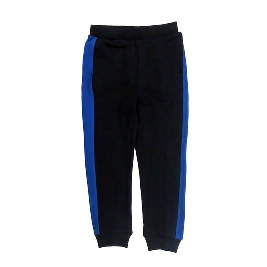 Tea Collection Boys Black | Blue Stripe Casual Pants Size: 5T Black | Blue Stripe