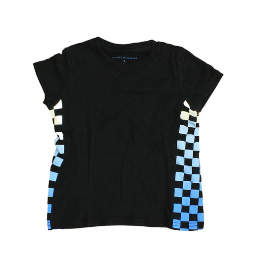 Rockets Of Awesome Boys Black | Blue | White T-Shirt Size: Little Boy Black | Blue | White