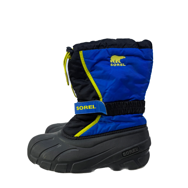 Sorel Boys Black | Blue | Yellow Boots Size: 6 Black | Blue | Yellow