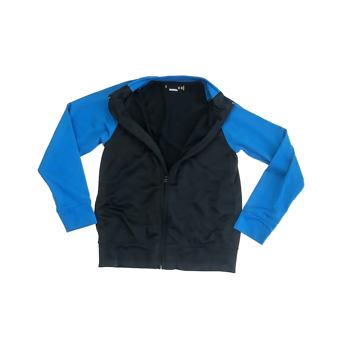 Under Armour Boys Black | Blue Sweatshirt Size: 6 Years Black | Blue