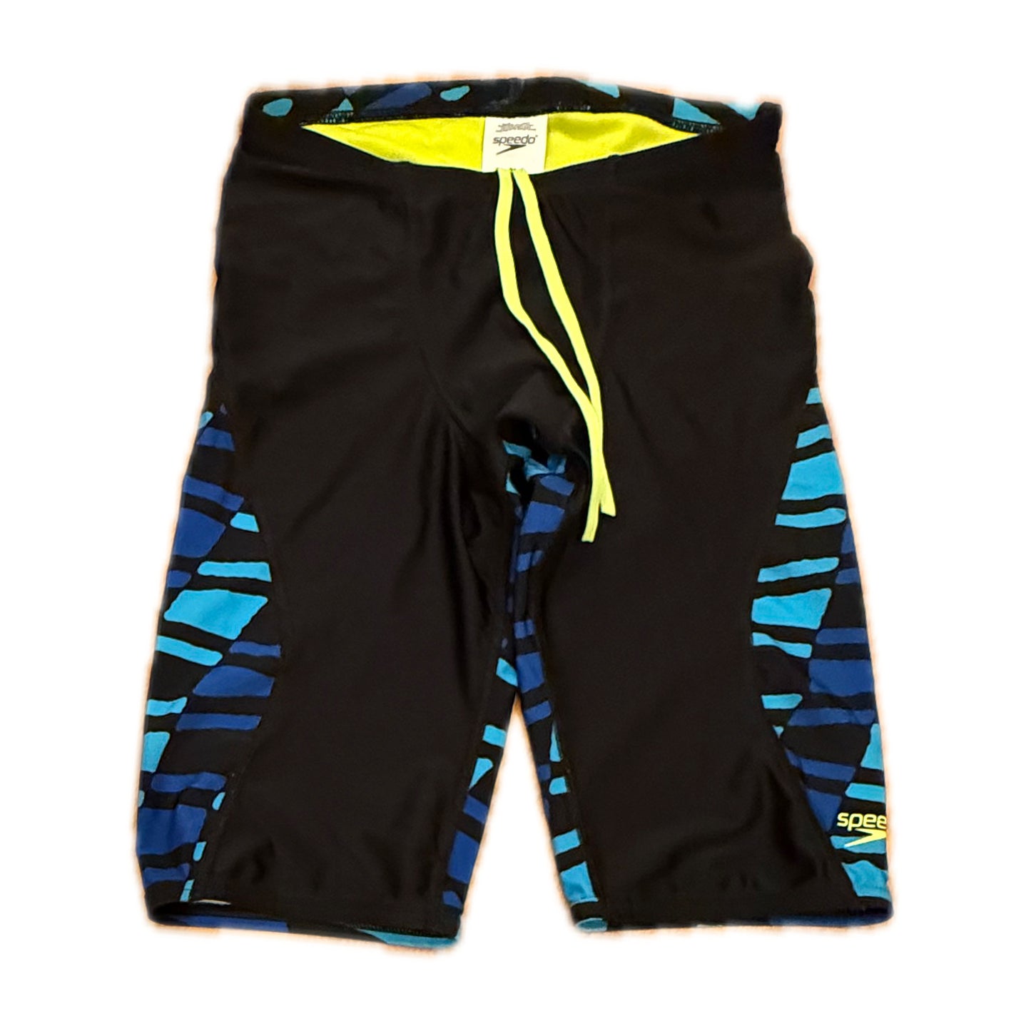 Speedo Boys Black | Blue Trunks Size: 11-12 Years Black | Blue