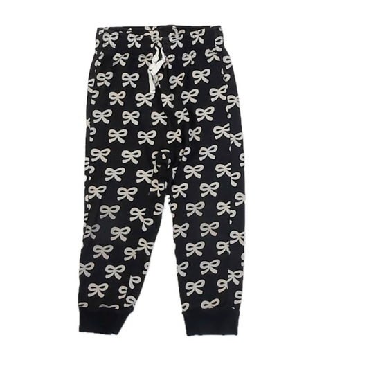 Tea Collection Girls Black Bows Leggings Size: 4T Black Bows