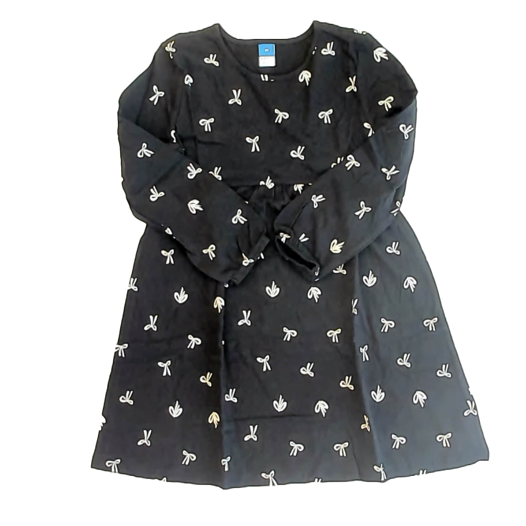 Old Navy Girls Black Bows Dress Size: 6 Years Black Bows