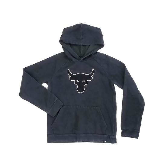 Under Armour Boys Black Bull Hoodie Size: YL (14-16 Years) Black Bull
