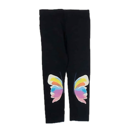 Tea Collection Girls Black Butterfly Leggings Size: 3T Black Butterfly