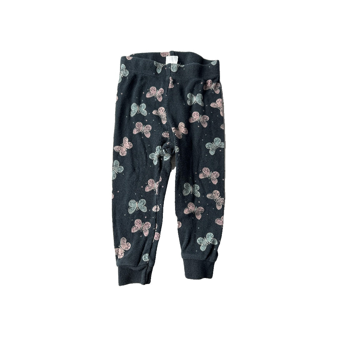 Petit Lemi Unisex Black | Butterfly Pants Size: 12 months Black | Butterfly