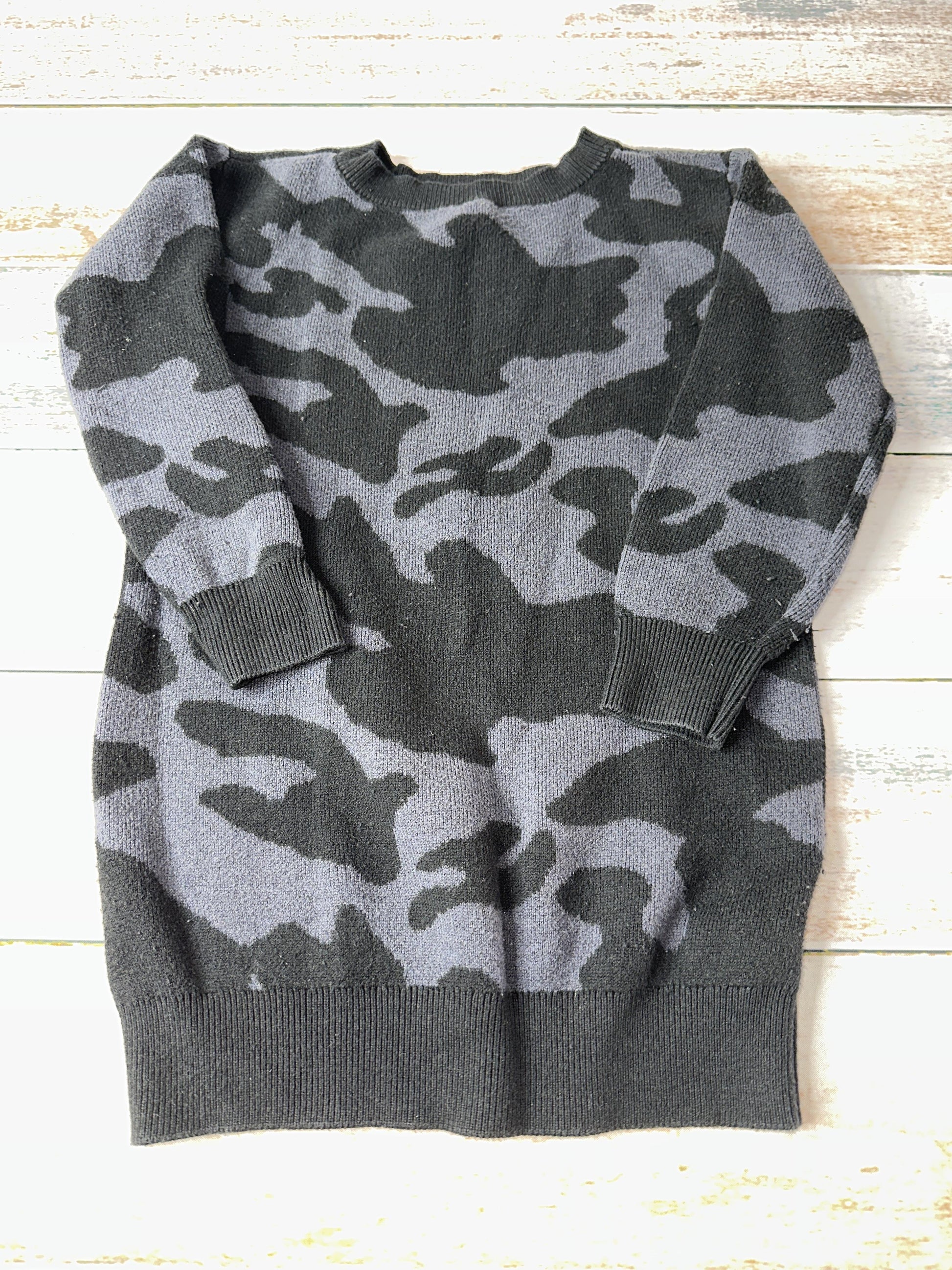 Gap Girls Black | Camo Sweater Size: 4-5 Years Black | Camo