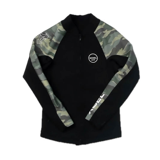 Xcel Boys Black Camo Swimwear Size: 8 Years Black Camo