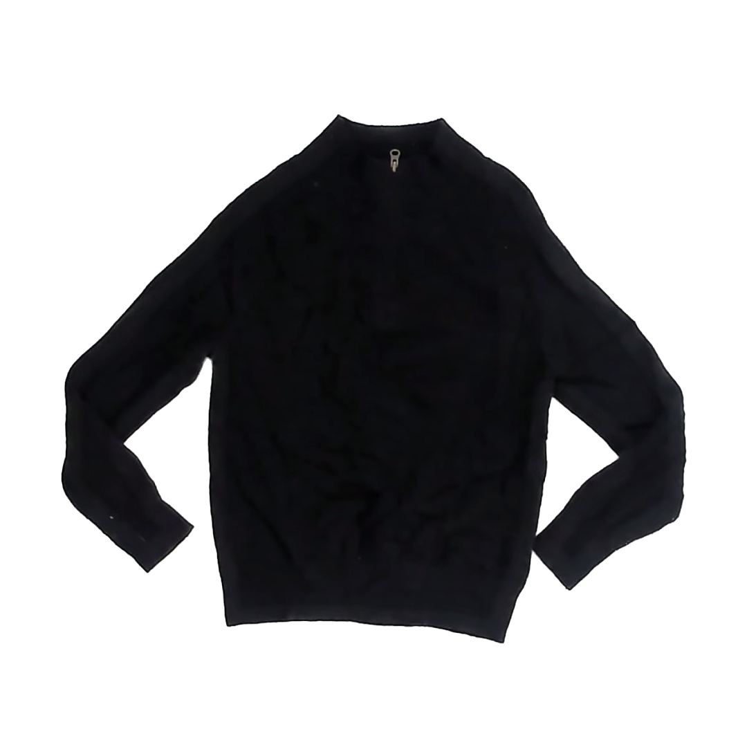 Crewcuts Boys Black Cashmere Sweater Size: 6-7 Years Black Cashmere