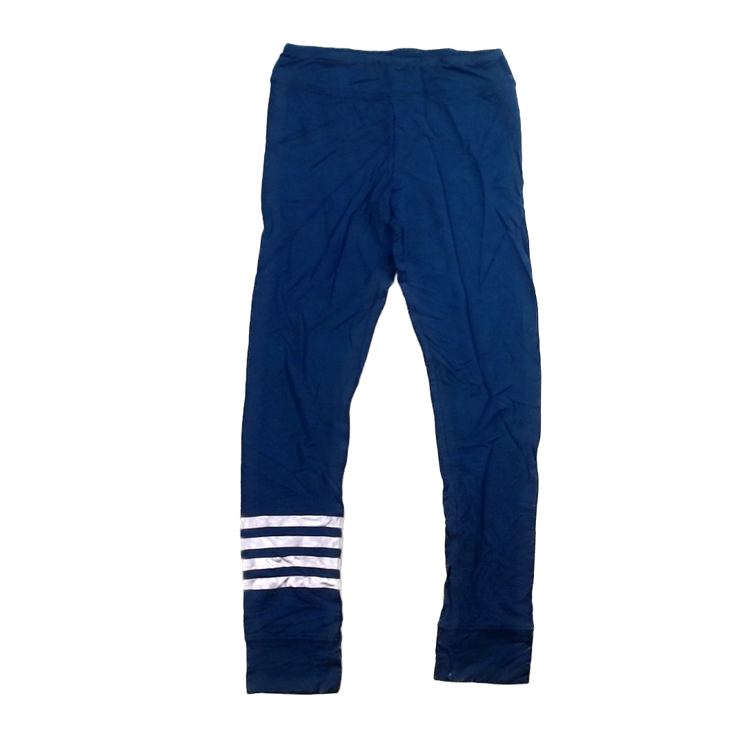Rockets Of Awesome Girls Black | Copper Ankle Stripes Pants Size: 12 Years Black | Copper Ankle Stripes
