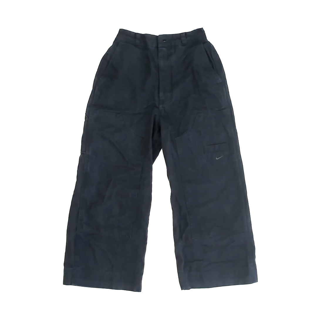 Nike Boys Black Denim Cargo Jean Shorts Size: M 12-14 Years Black Denim Cargo